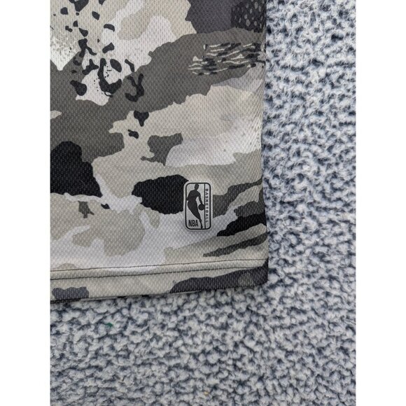 NBA Camouflage Tank Top Mens LG Lightweight Mesh Muscle Basketball Lifting Gray - Picture 6 of 13
